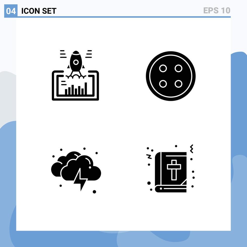 Creative Icons Modern Signs and Symbols of launch shirt button startup clothing lightning Editable Vector Design Elements