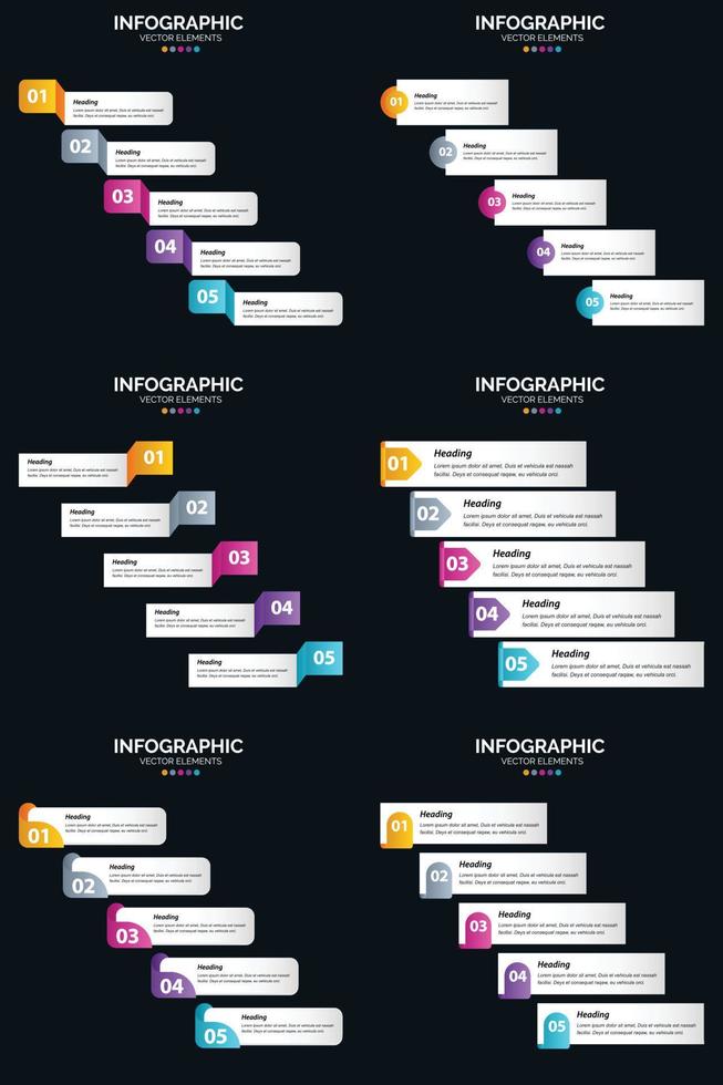 Include vector infographics in your presentation to provide a visual representation of your ideas.
