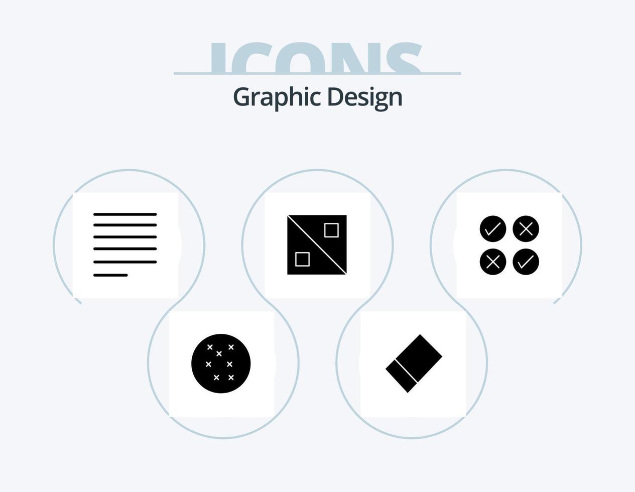 Design Glyph Icon Pack 5 Icon Design. . creative. vector