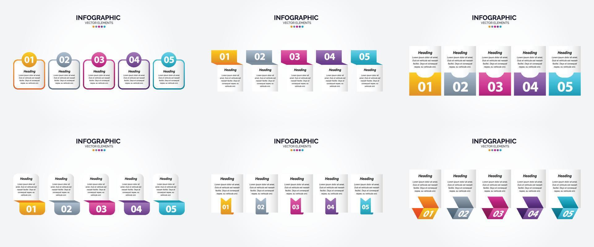 This vector infographics set is perfect for advertising your business in brochures. flyers. and magazines.