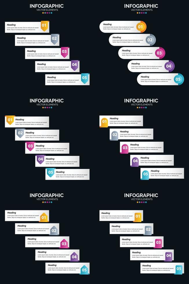 Use vector infographics to add visual appeal to your presentation.