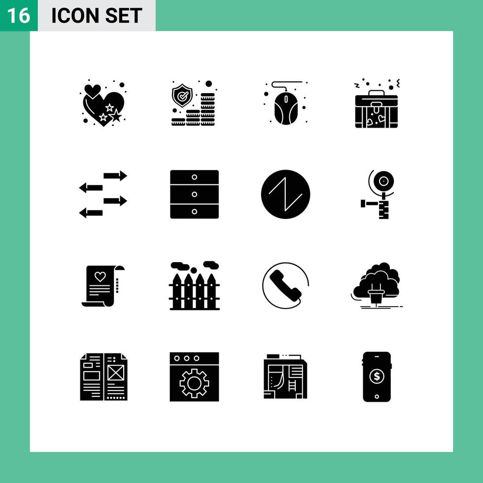 16 Creative Icons Modern Signs and Symbols of home traffic hardware import love Editable Vector Design Elements