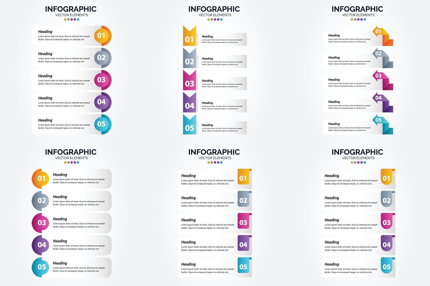 The vector illustrations in this set are perfect for creating infographics for advertising. brochures. flyers. and magazines.