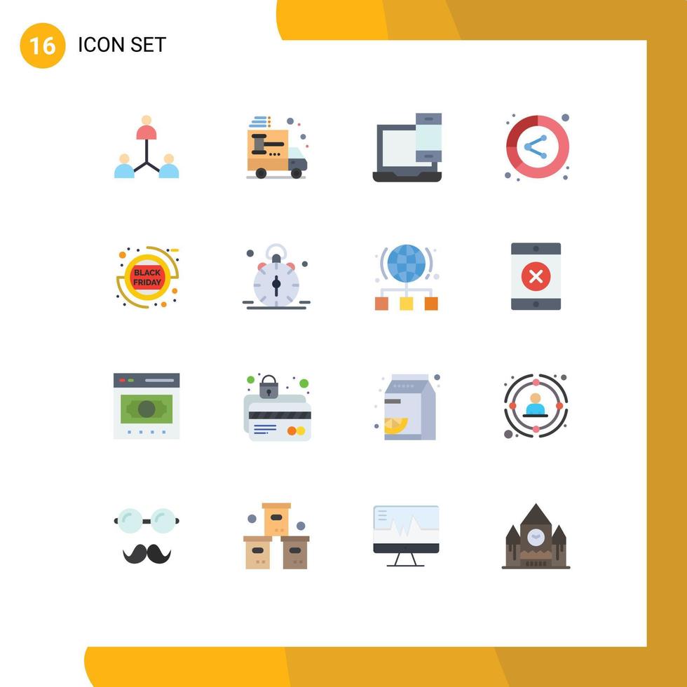 Stock Vector Icon Pack of 16 Line Signs and Symbols for lead conversion dealer analysis macbook Editable Pack of Creative Vector Design Elements