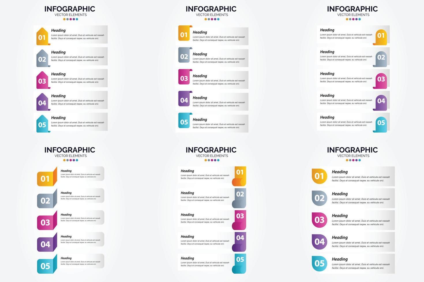 Use this set of vector infographics for advertising in a brochure. flyer. or magazine.