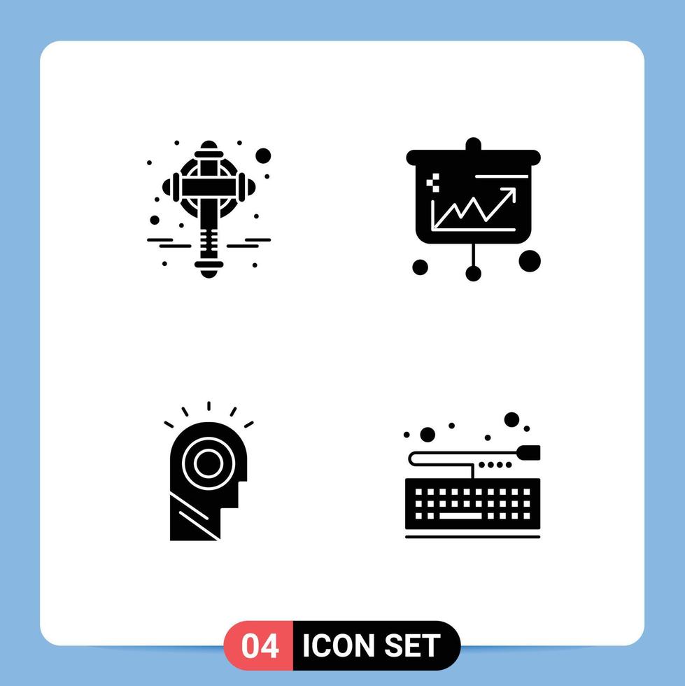 paquete de iconos vectoriales de stock de signos y símbolos de línea para elementos de diseño vectorial editables de patrick banking man de idea cruzada vector