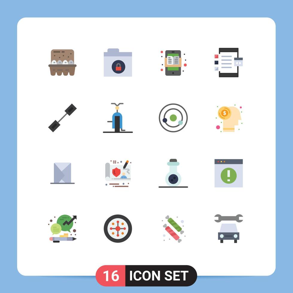 Stock Vector Icon Pack of 16 Line Signs and Symbols for chain development education apps develop app Editable Pack of Creative Vector Design Elements