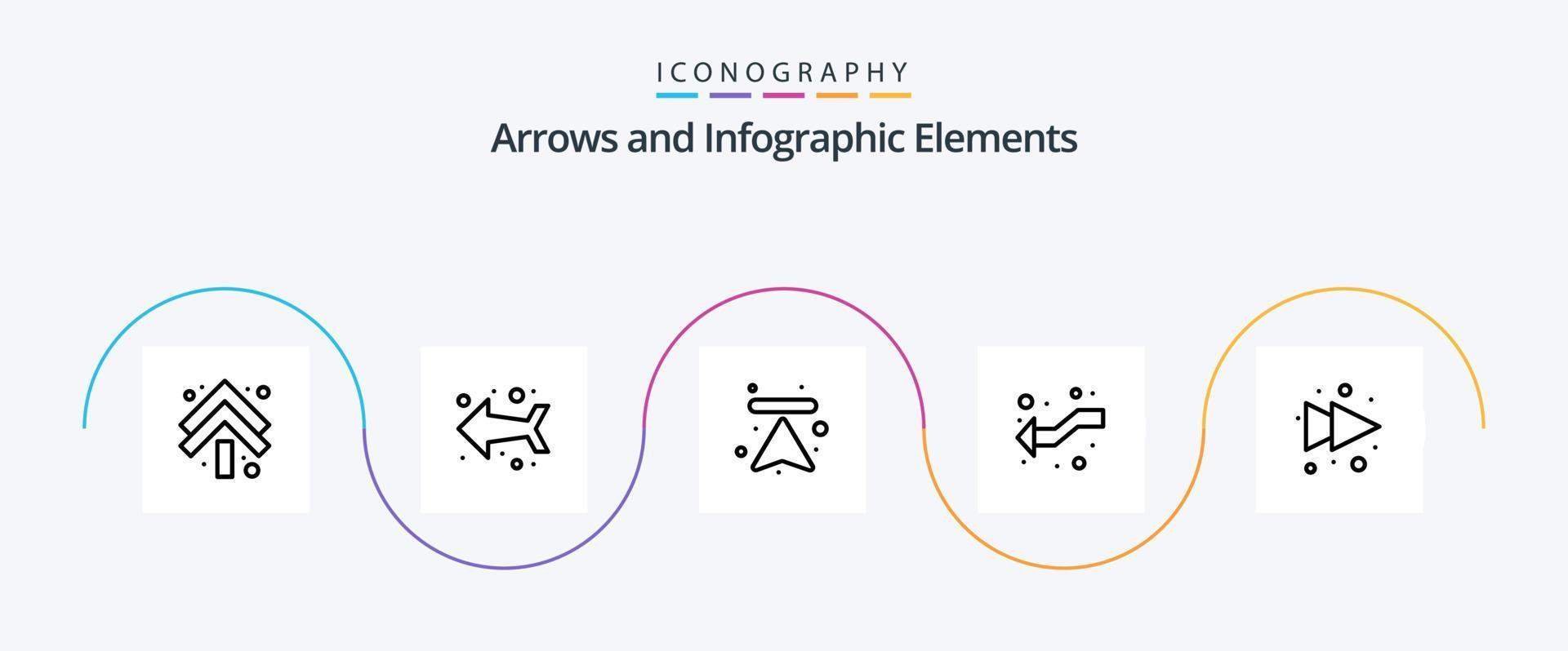 Arrow Line 5 Icon Pack Including right. arrow. arrows. left. intersect vector