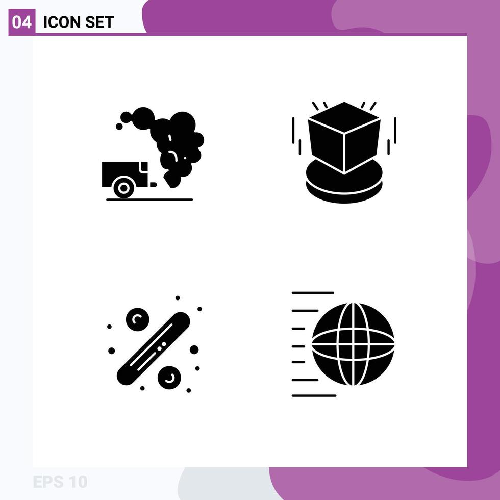Creative Icons Modern Signs and Symbols of dump sales pollution object tag Editable Vector Design Elements