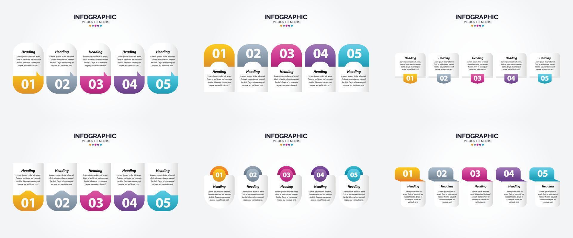 Use these vector illustrations to create professional-looking infographics for advertising. brochures. flyers. and magazines.