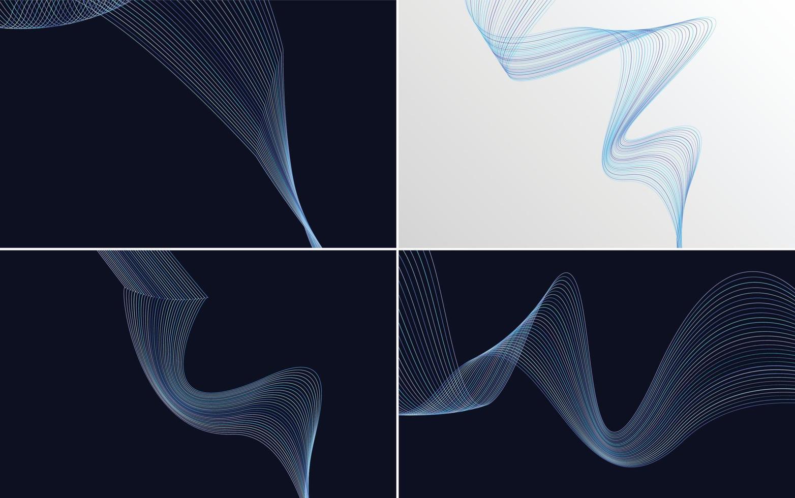 Add a modern flair to your presentation with this vector background pack