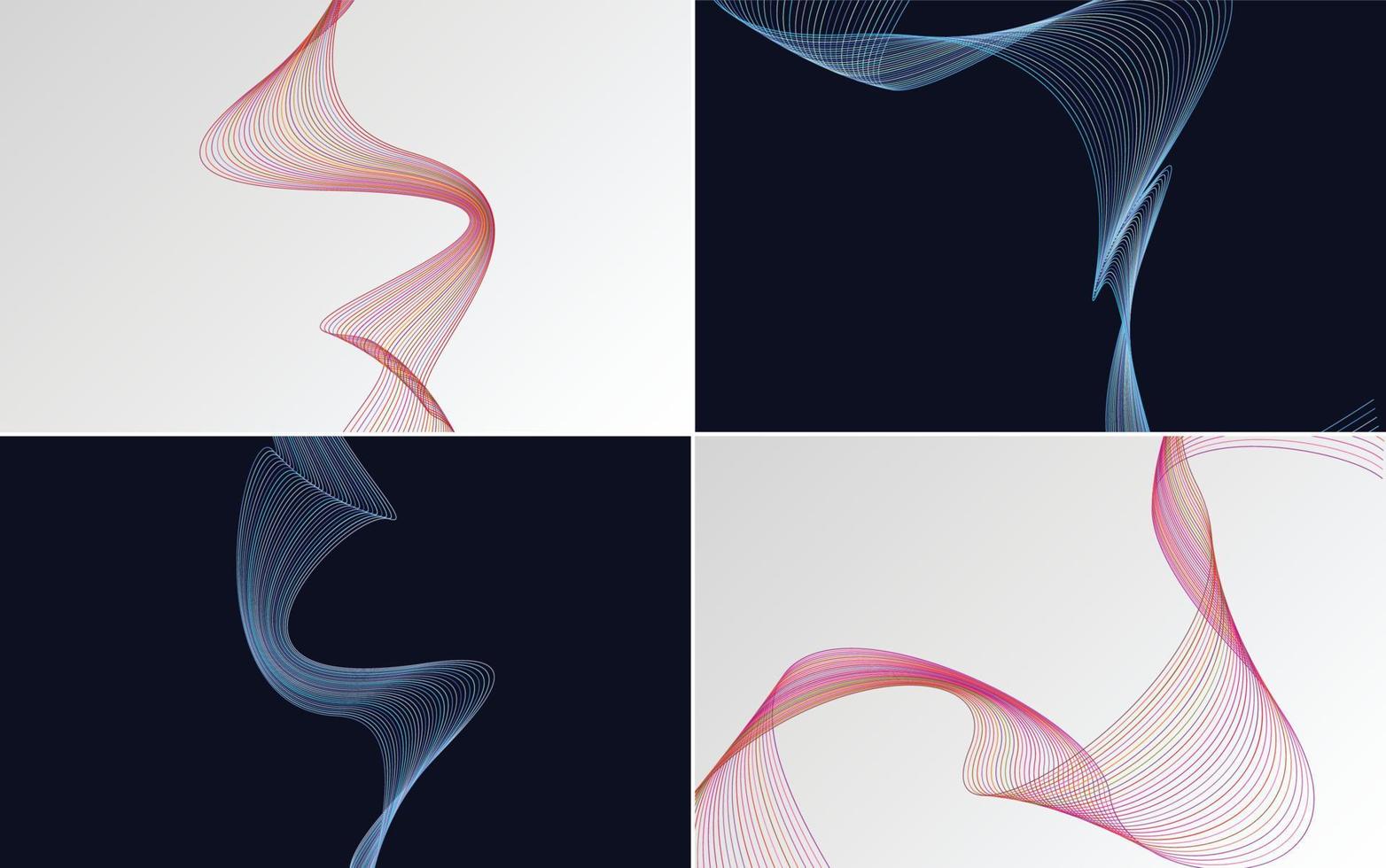 Add a touch of sophistication to your presentation with this vector background pack