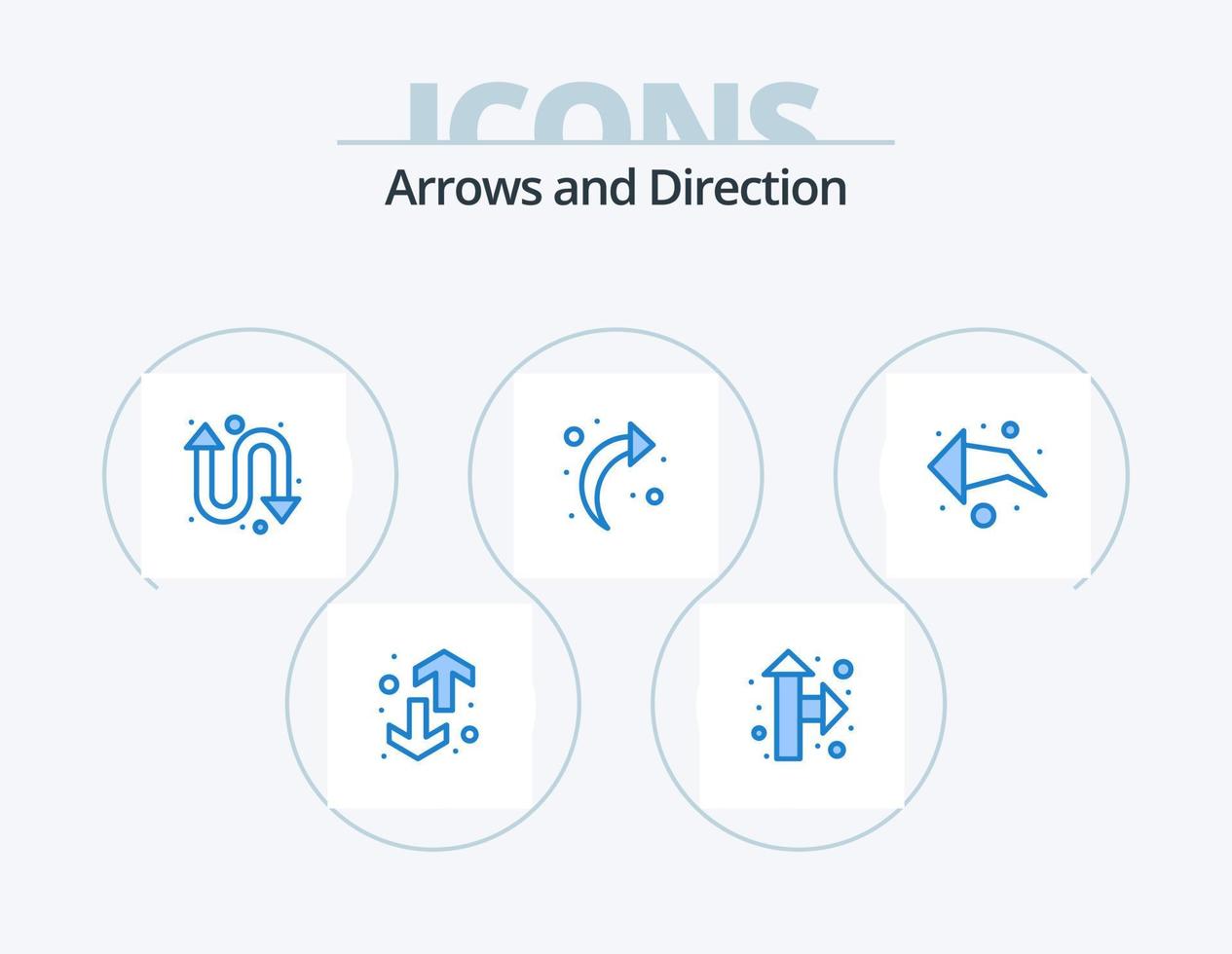Arrow Blue Icon Pack 5 Icon Design. . left. arrows. arrow. back vector