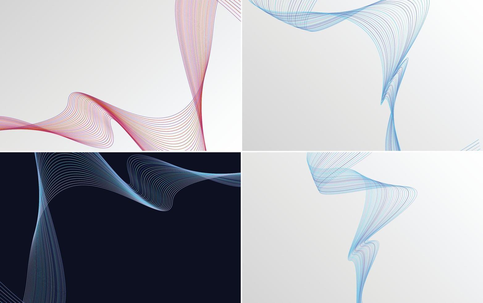 Use this vector background pack to create a striking and modern presentation. flyer. or brochure