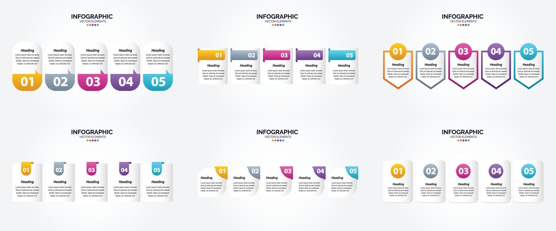 Use this set of vector infographics for advertising in a brochure. flyer. or magazine.
