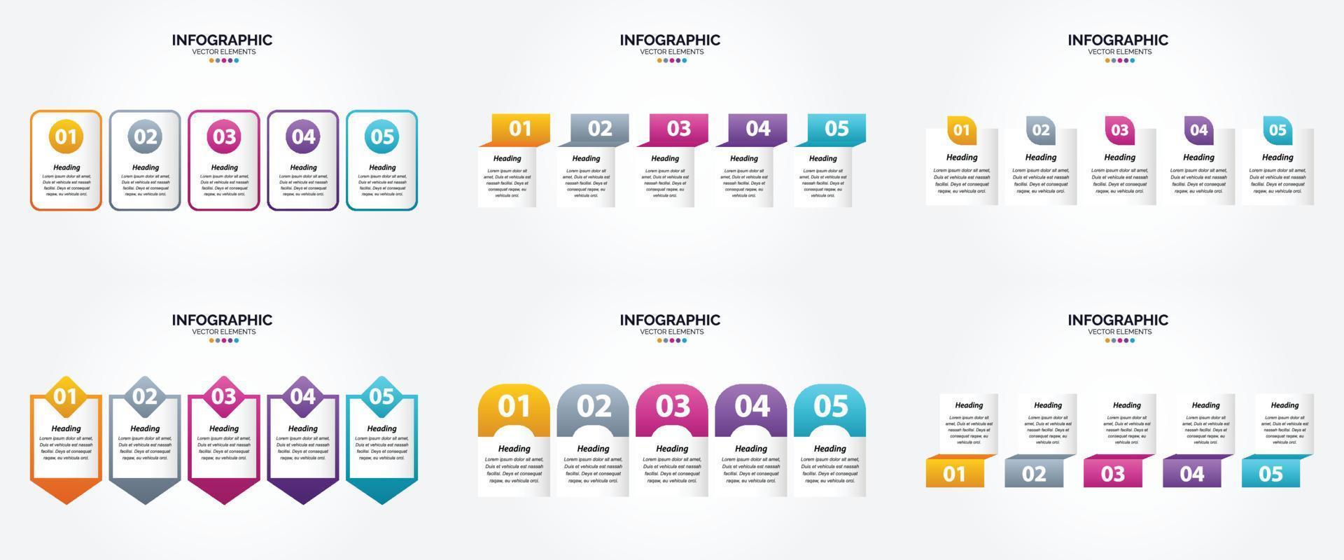 Use this set of vector illustration infographics for advertising in a brochure. flyer. or magazine.