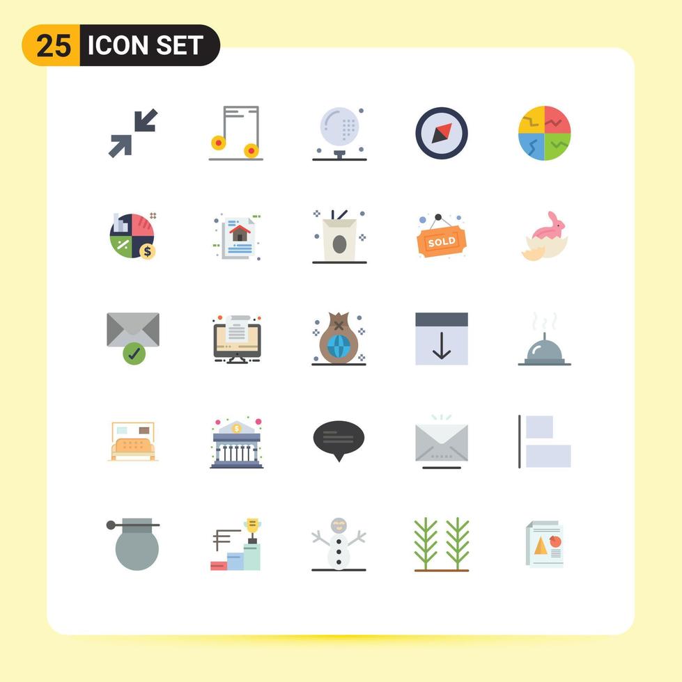 Modern Set of 25 Flat Colors Pictograph of business skin ball skin care dry skin Editable Vector Design Elements