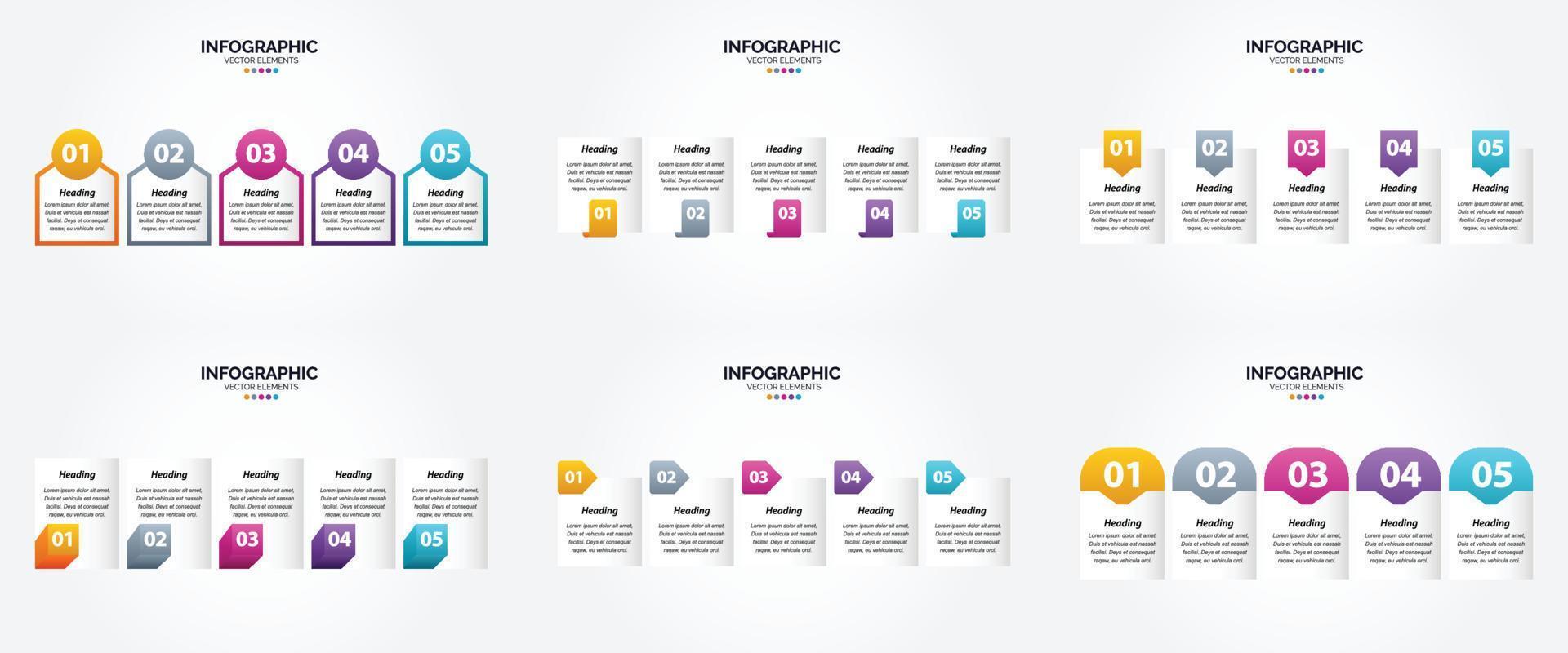 estas infografías de ilustración vectorial son ideales para publicidad en un folleto. volantes. o revista. vector