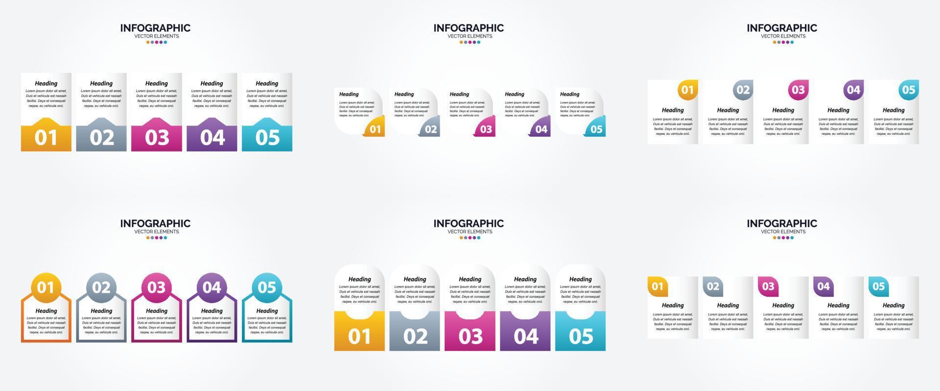 The vector illustrations in this set are perfect for creating infographics for advertising. brochures. flyers. and magazines.