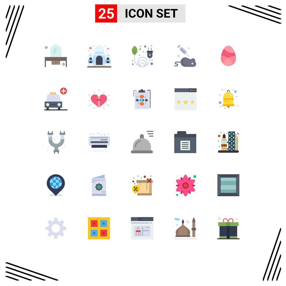 25 Creative Icons Modern Signs and Symbols of decoration science india mouse experiment Editable Vector Design Elements