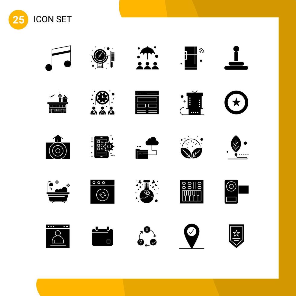 25 Creative Icons Modern Signs and Symbols of van wifi insurance things iot Editable Vector Design Elements