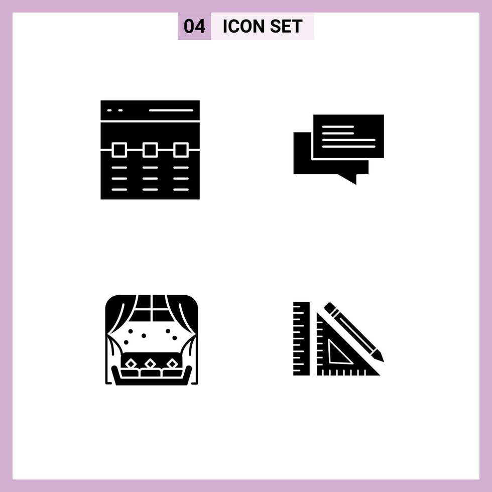 Creative Icons Modern Signs and Symbols of communication home image barcodes window Editable Vector Design Elements