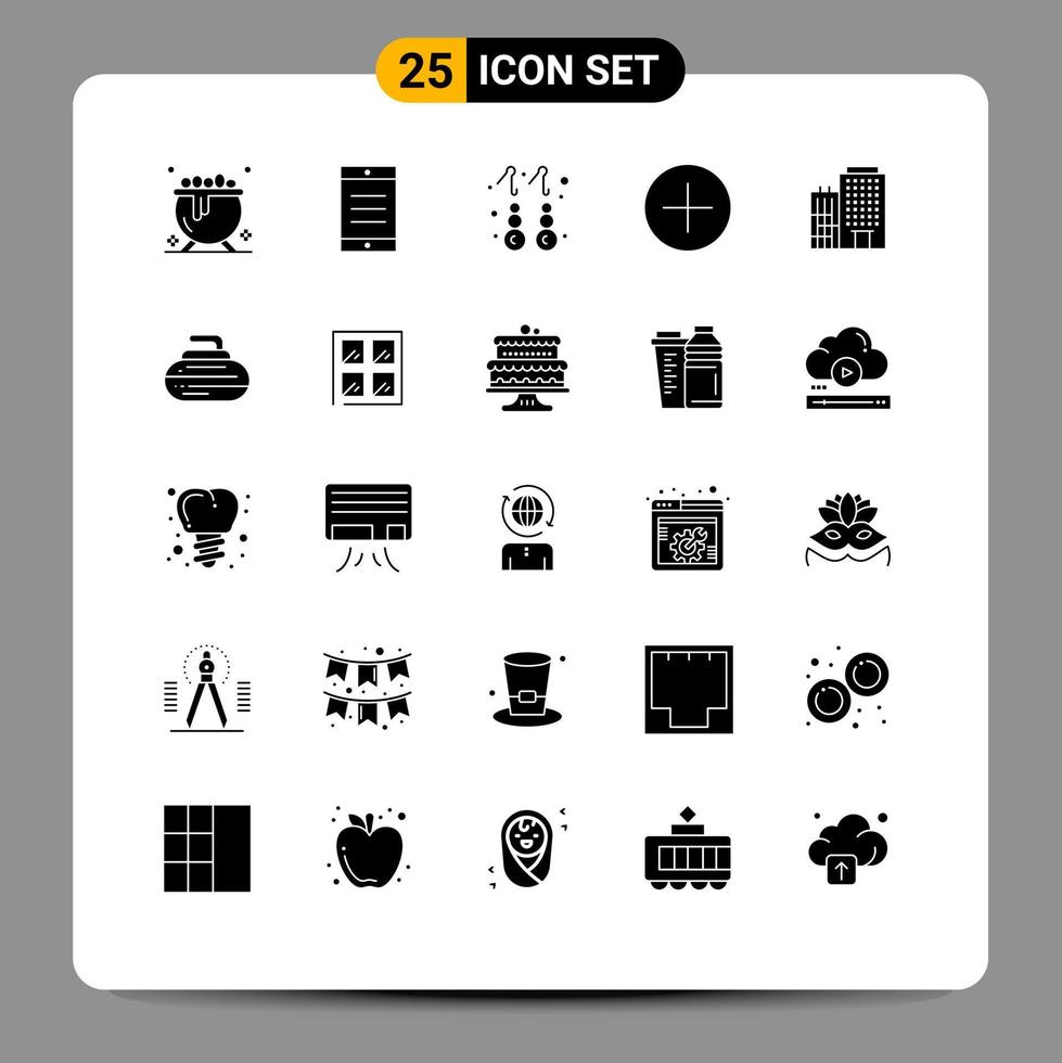 paquete de iconos de vector de stock de 25 signos y símbolos de línea para tazones de oro en casa construyendo nuevos elementos de diseño de vector editables