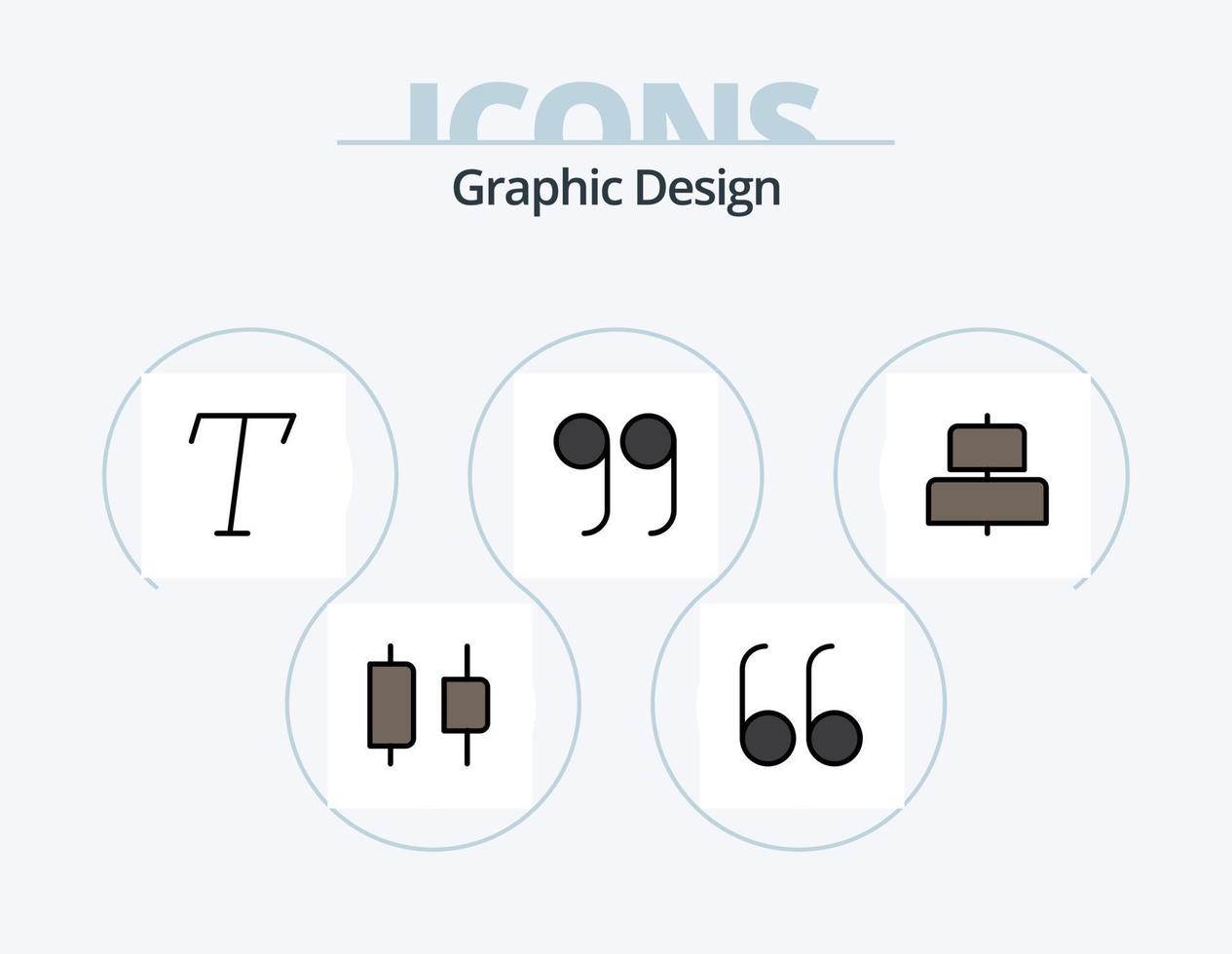 Design Line Filled Icon Pack 5 Icon Design. . . tool. less. no vector
