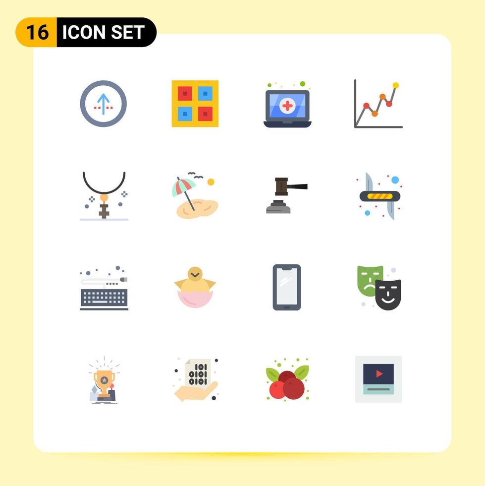16 Creative Icons Modern Signs and Symbols of holiday easter logistic cross card Editable Pack of Creative Vector Design Elements