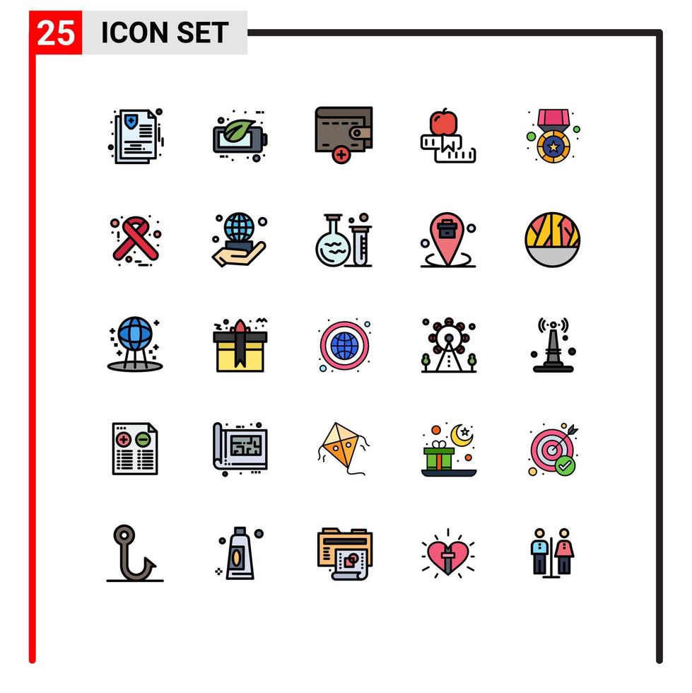 25 Creative Icons Modern Signs and Symbols of medal university money study knowledge Editable Vector Design Elements