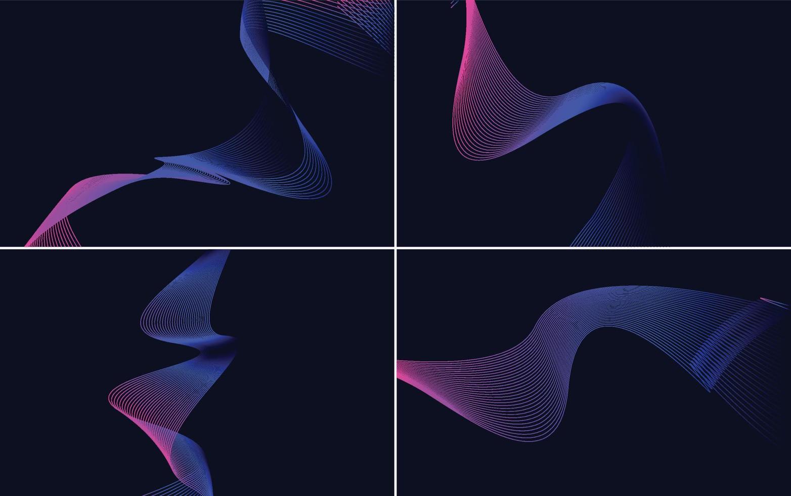 modern wave curve abstract presentation background Pack vector