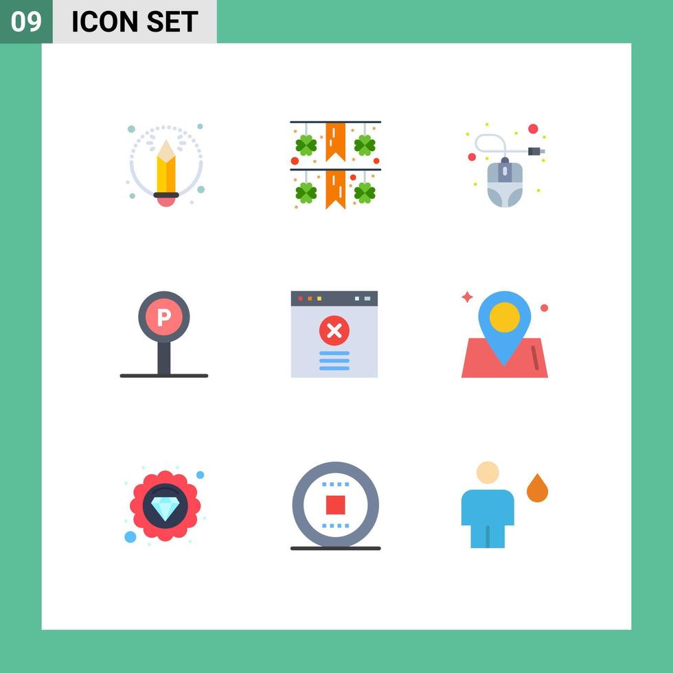 paquete de iconos de vector de stock de 9 signos y símbolos de línea para elementos de diseño de vector editables de servicio de viaje de hardware de bloque de sitio web