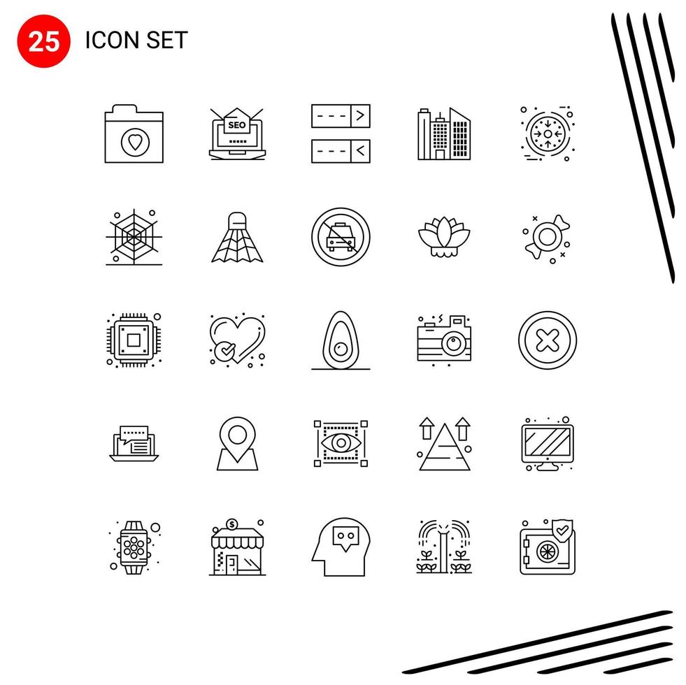 25 Creative Icons Modern Signs and Symbols of product management login business business Editable Vector Design Elements