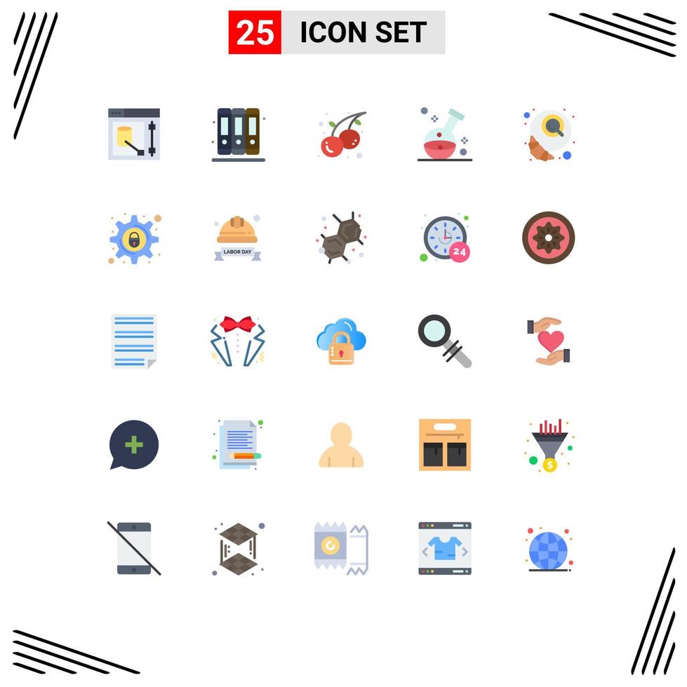 Set of 25 Modern UI Icons Symbols Signs for coffee medical summer laboratory healthcare Editable Vector Design Elements