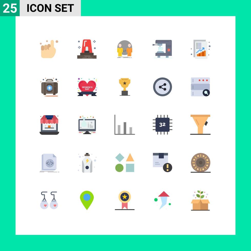 25 Creative Icons Modern Signs and Symbols of analysis home man electric duplicate Editable Vector Design Elements