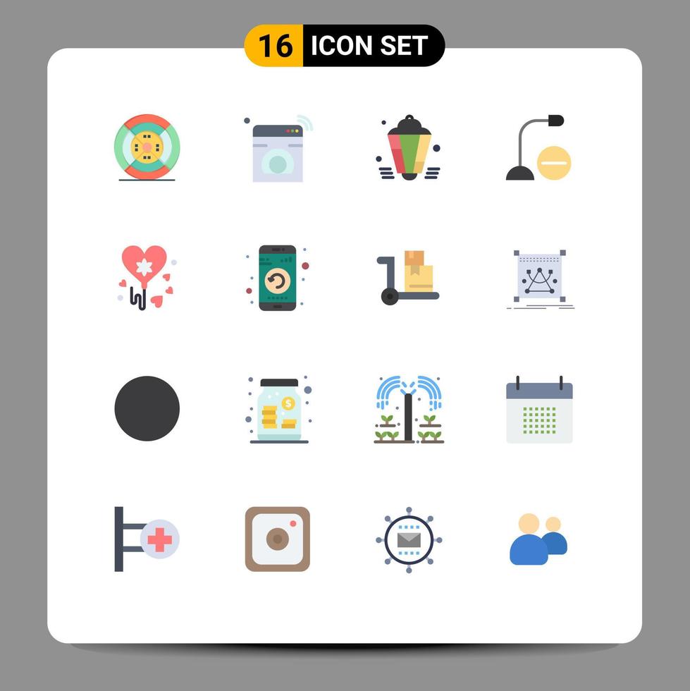 paquete de iconos de vector de stock de 16 signos y símbolos de línea para dispositivos de hardware computadoras wifi eid paquete editable de elementos creativos de diseño de vectores