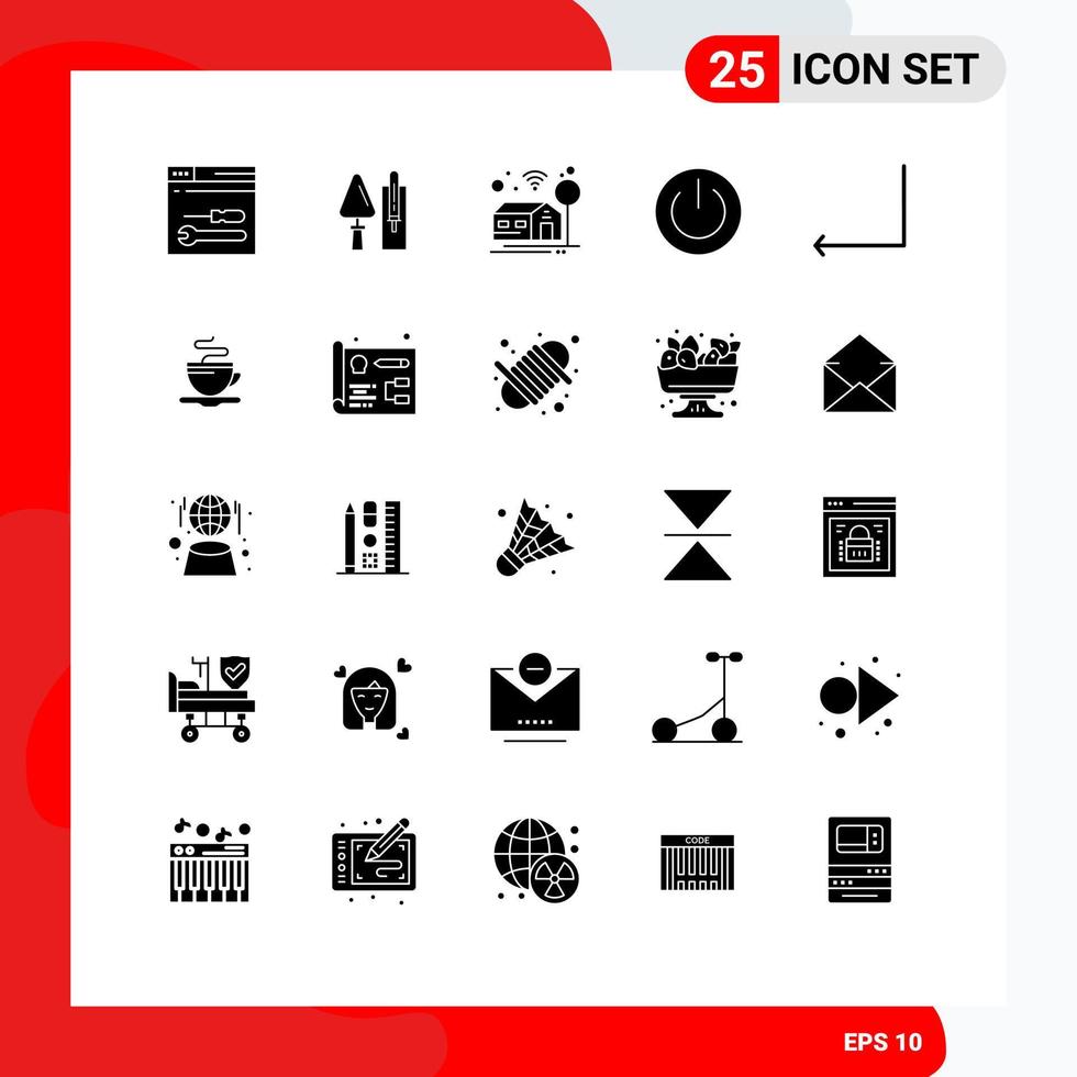 25 Creative Icons Modern Signs and Symbols of arrow environment tool energy eco Editable Vector Design Elements