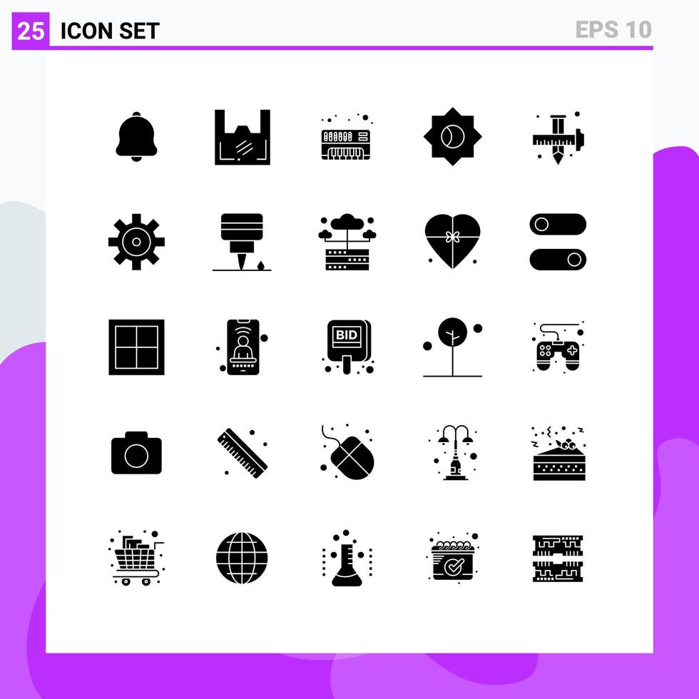 25 Creative Icons Modern Signs and Symbols of draw art supermarket ui basic Editable Vector Design Elements