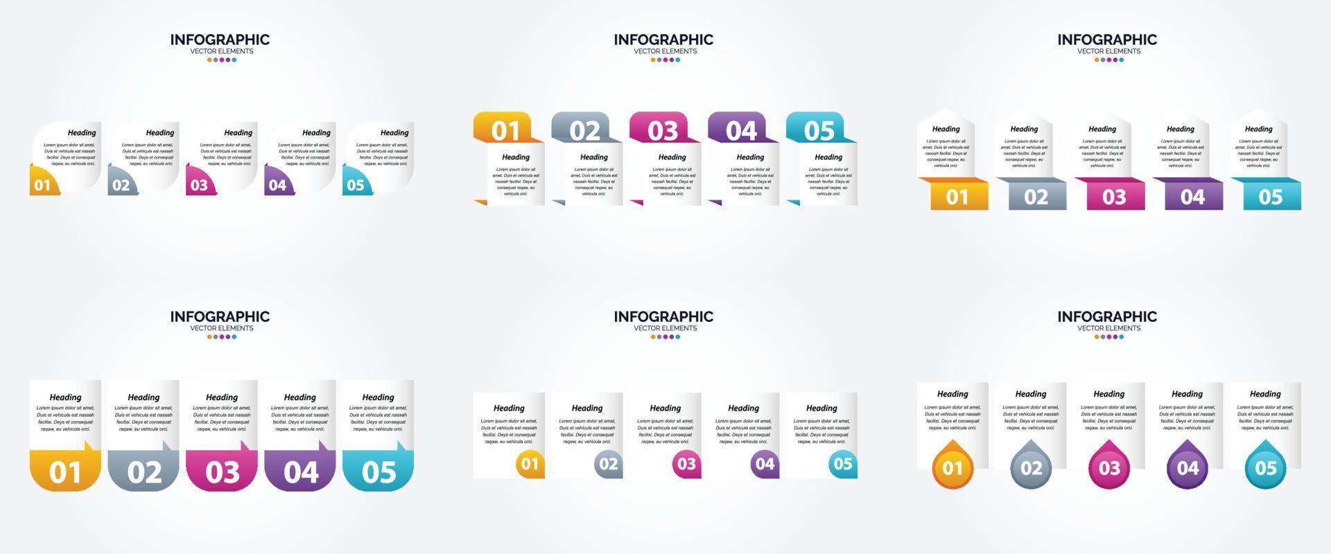 Vector illustration infographics Flat design set for advertising brochure flyer and magazine