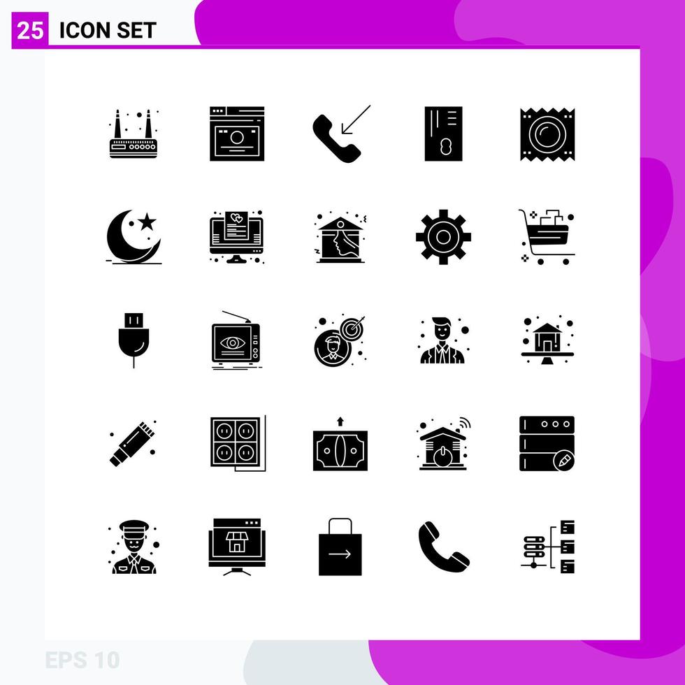 25 Creative Icons Modern Signs and Symbols of medical condom call money atm Editable Vector Design Elements