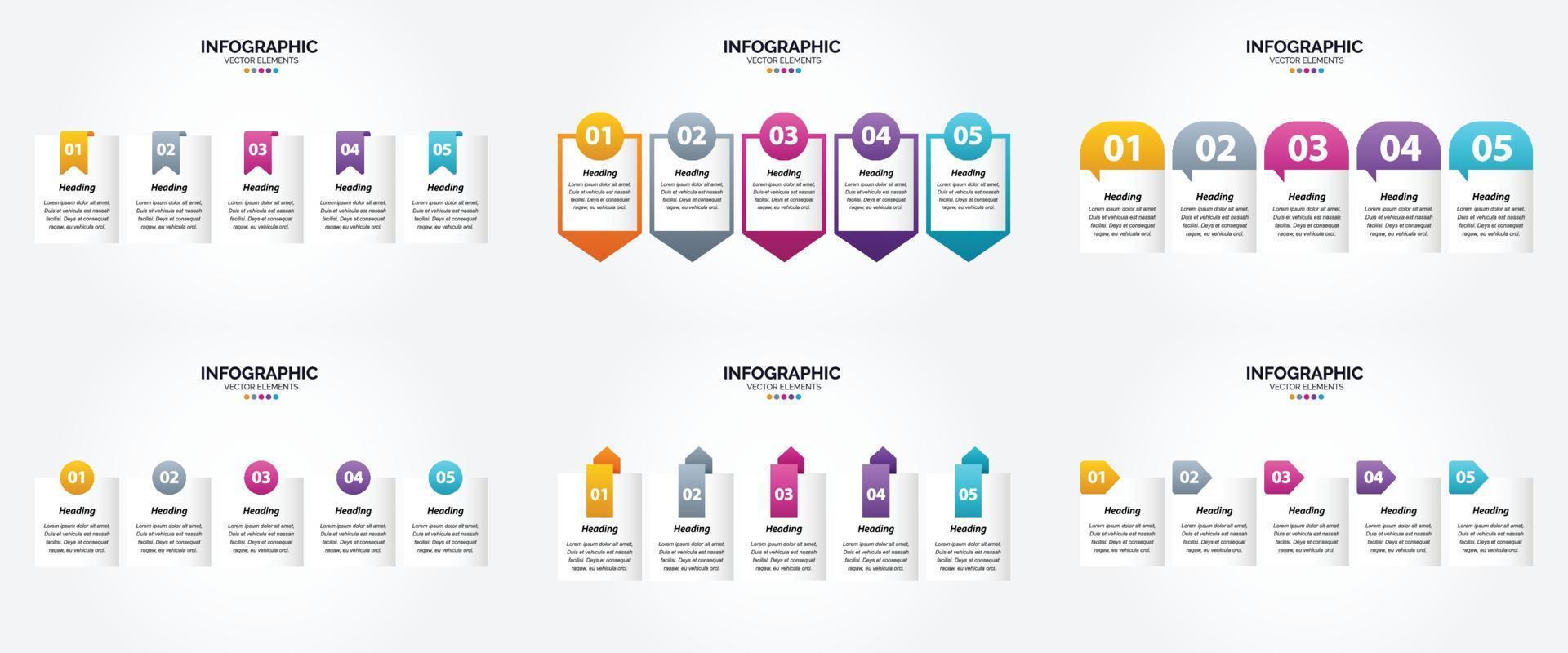 Vector illustration infographics Flat design set for advertising brochure flyer and magazine