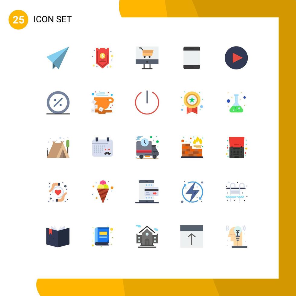 25 Creative Icons Modern Signs and Symbols of arrow hardware cart gadget computers Editable Vector Design Elements