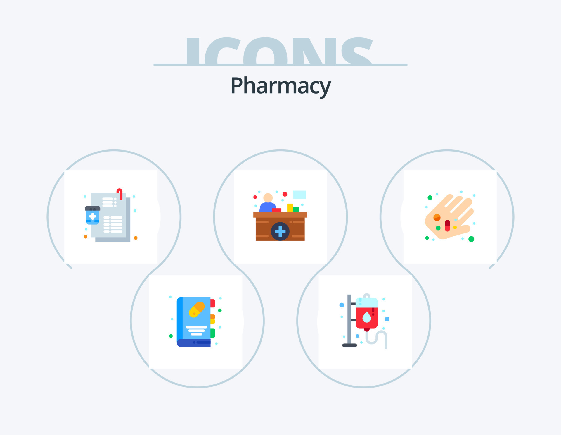 Pharmacy Flat Icon Pack 5 Icon Design Medicine Information Counter pharmacy-flat-icon-pack-5-icon-design-medicine-information-counter