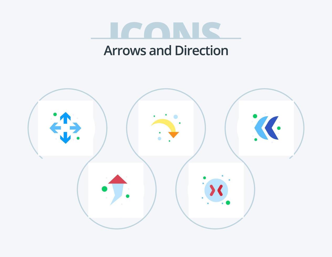 Arrow Flat Icon Pack 5 Icon Design. . left. maximize. direction. down vector