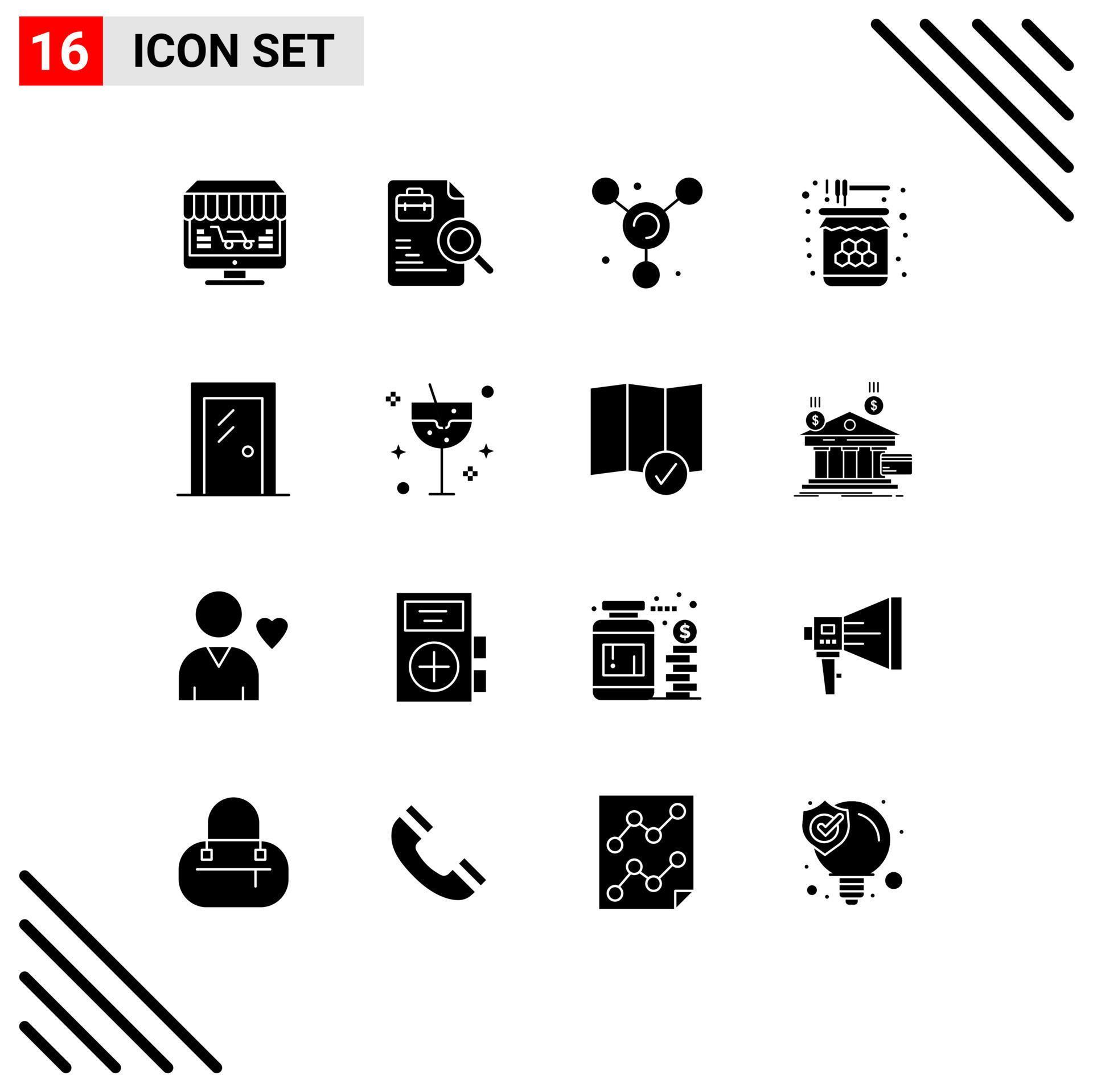 16 Creative Icons Modern Signs and Symbols of door jar jobs honey bee