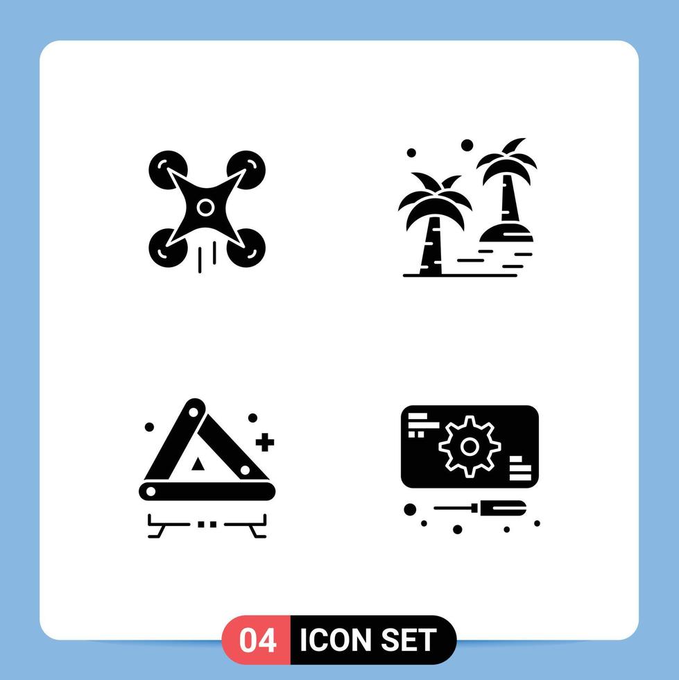 Creative Icons Modern Signs and Symbols of technology accident image tree road Editable Vector Design Elements