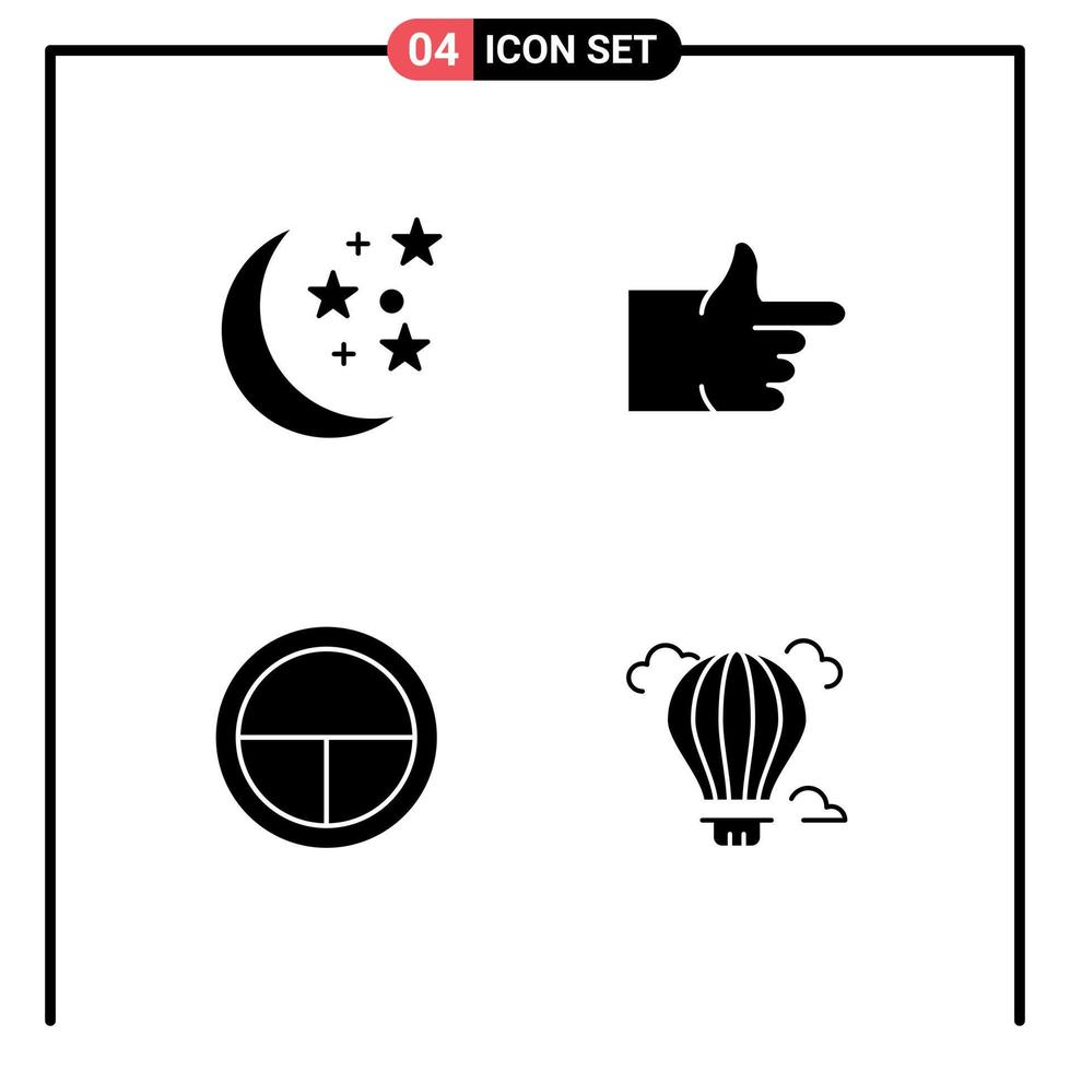 4 User Interface Solid Glyph Pack of modern Signs and Symbols of halloween soldier like army air Editable Vector Design Elements