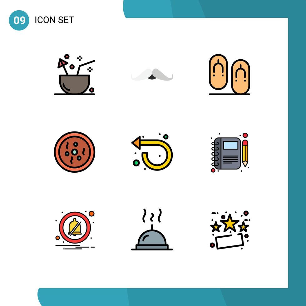 Set of 9 Modern UI Icons Symbols Signs for science dish male chemistry footwear Editable Vector Design Elements