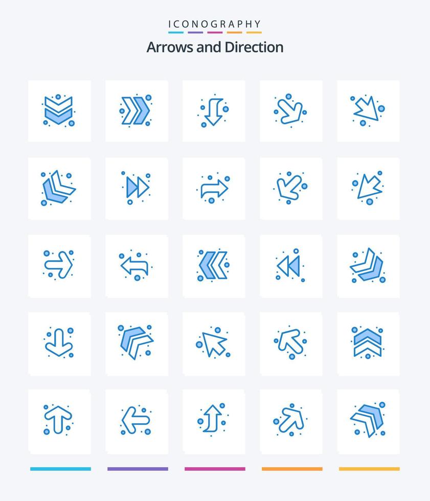 Creative Arrow 25 Blue icon pack  Such As forward. down left. full. chevron. right vector