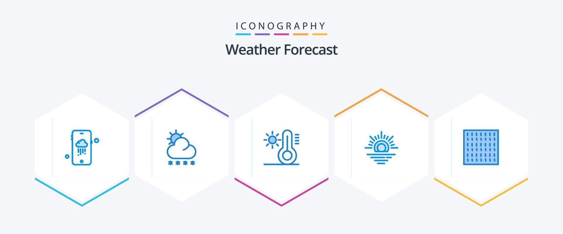 Weather 25 Blue icon pack including . weather. sun. haze. weather vector
